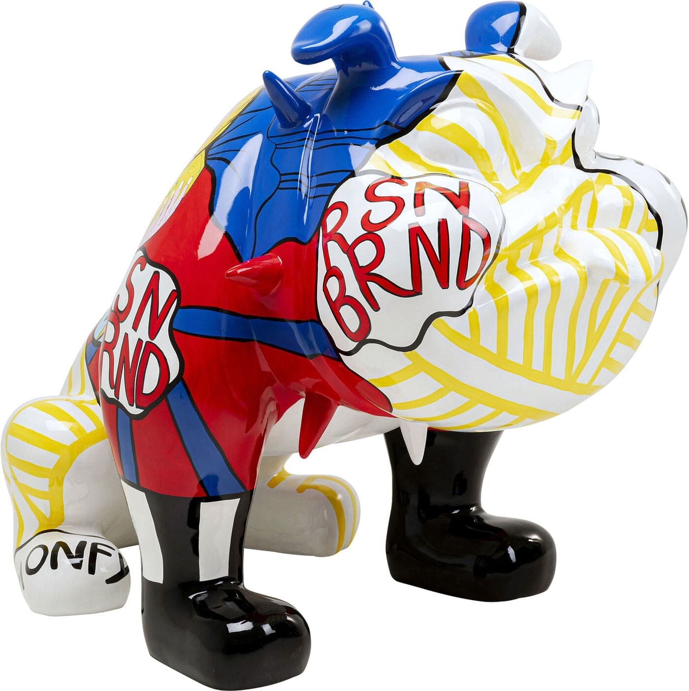 Beeld Graffiti Dog 110cm Kare Design Beeld 56828