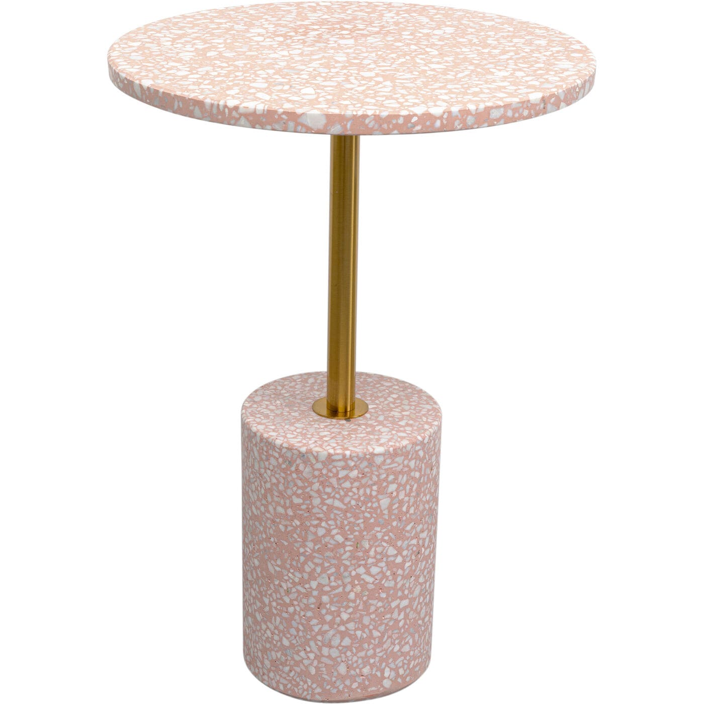 Bijzettafel Amore Pink Ø40cm Kare Design Bijzettafel 70263