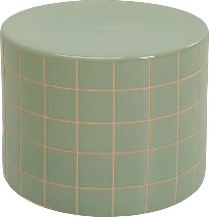 Bijzettafel Bliss Tile Grün Ø42cm Kare Design Bijzettafel 71025