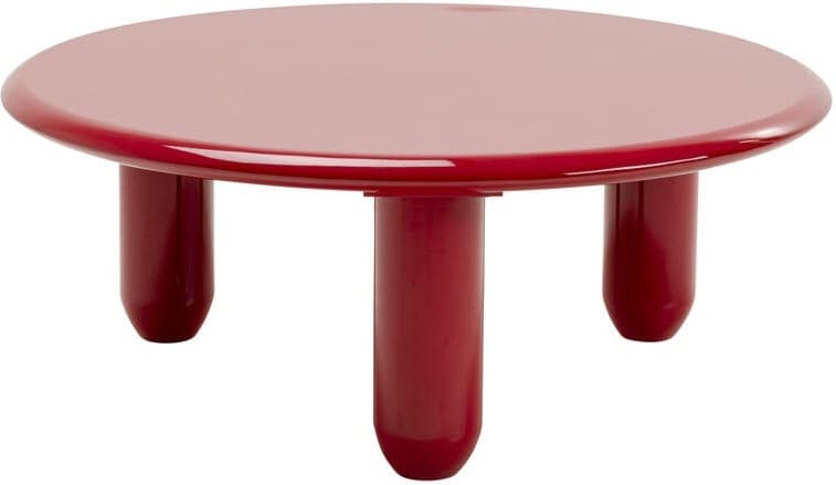 Bijzettafel Eliano Red Ø90cm Kare Design Bijzettafel 71258