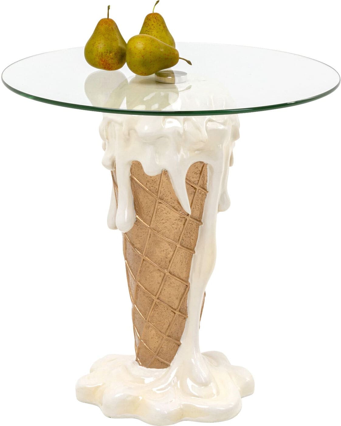 Bijzettafel Ice Cream Vanilla Ø48cm Kare Design Bijzettafel 71038