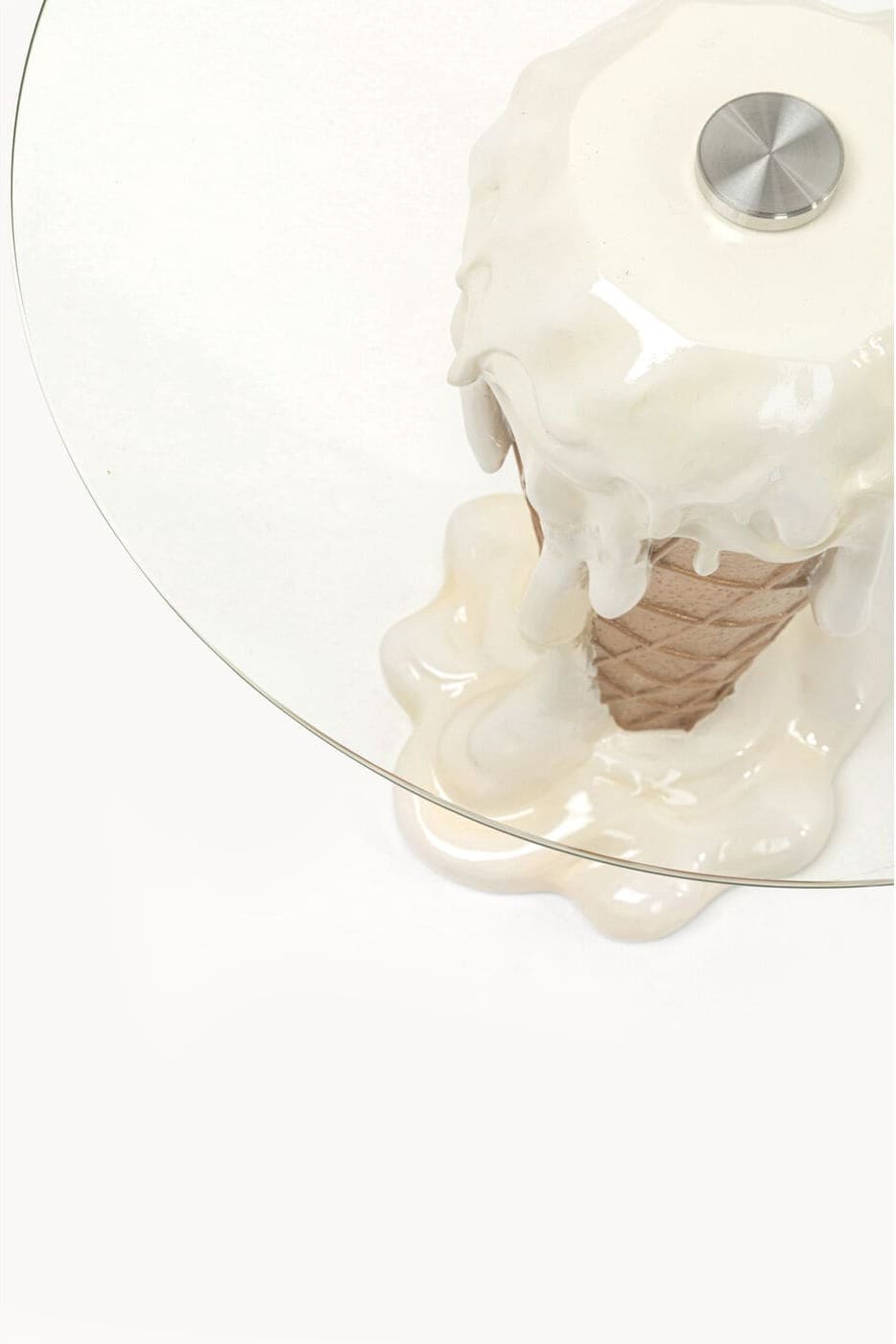 Bijzettafel Ice Cream Vanilla Ø48cm Kare Design Bijzettafel 71038