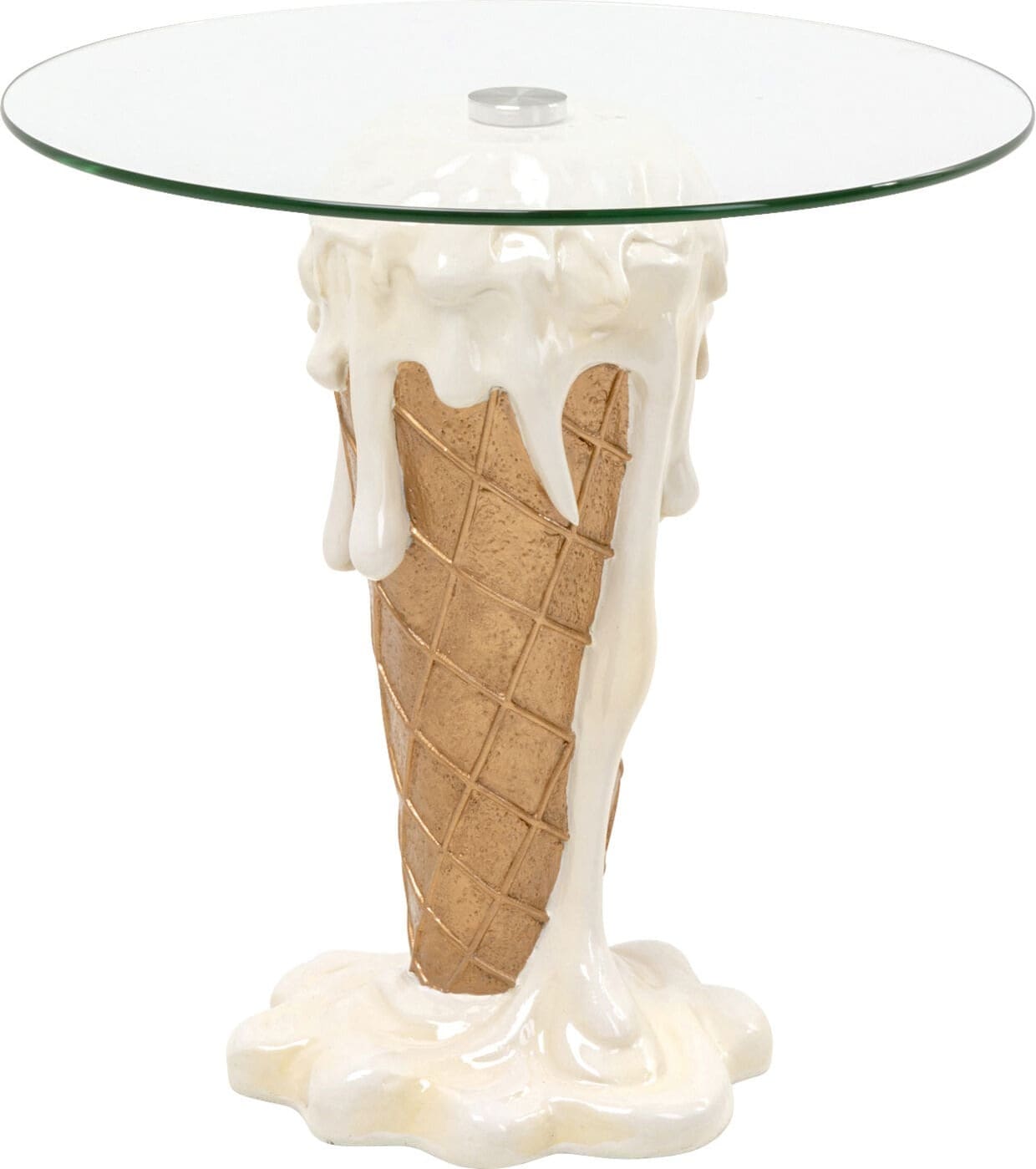 Bijzettafel Ice Cream Vanilla Ø48cm Kare Design Bijzettafel 71038