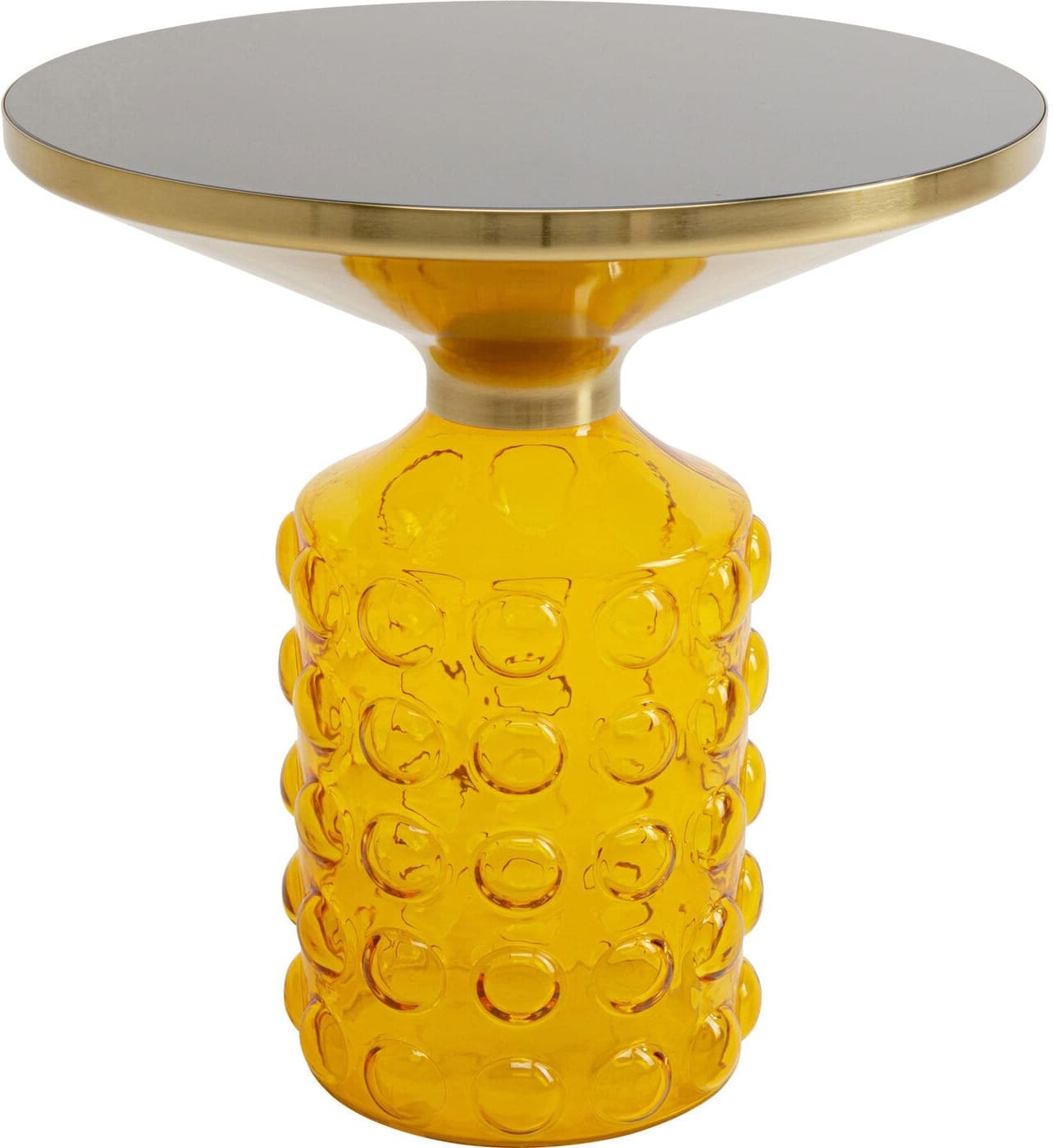 Bijzettafel Lola Yellow Ø50cm Kare Design Bijzettafel 70643