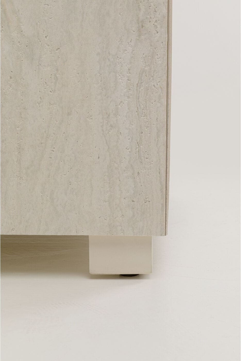 Bijzettafel Travertino Drawer 45x45cm Kare Design Bijzettafel 71052