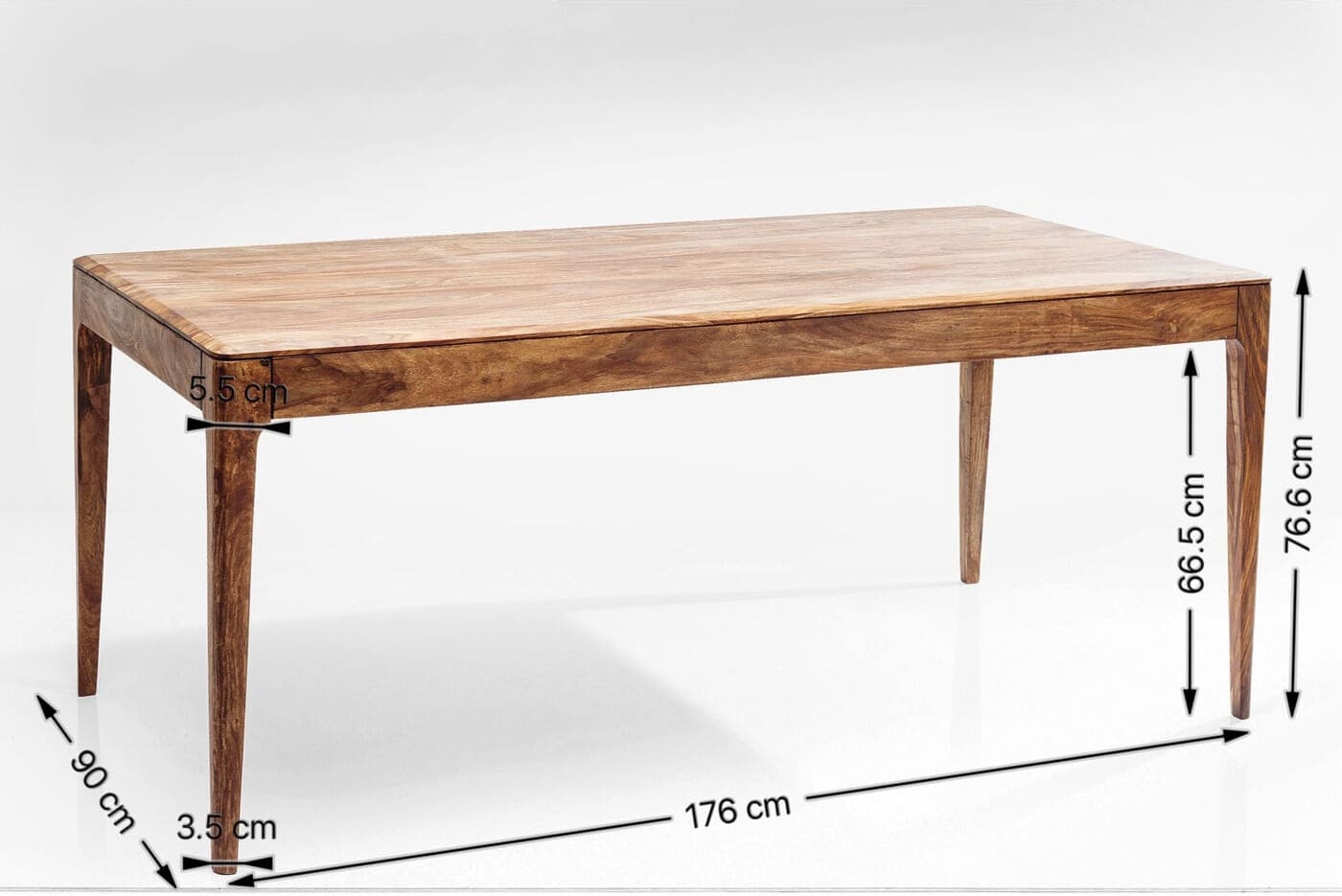 Brooklyn Nature Tafel 175x90cm Kare Design Eettafel 81431