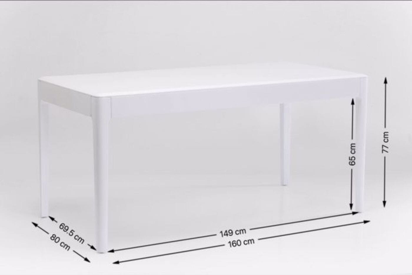 Brooklyn Walnut Tafel 175x90cm Kare Design Eettafel 81266