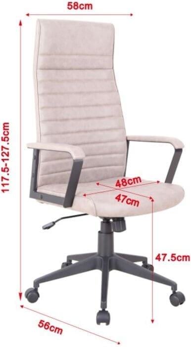Bureaustoel Labora High Pebble - Afbeelding 21