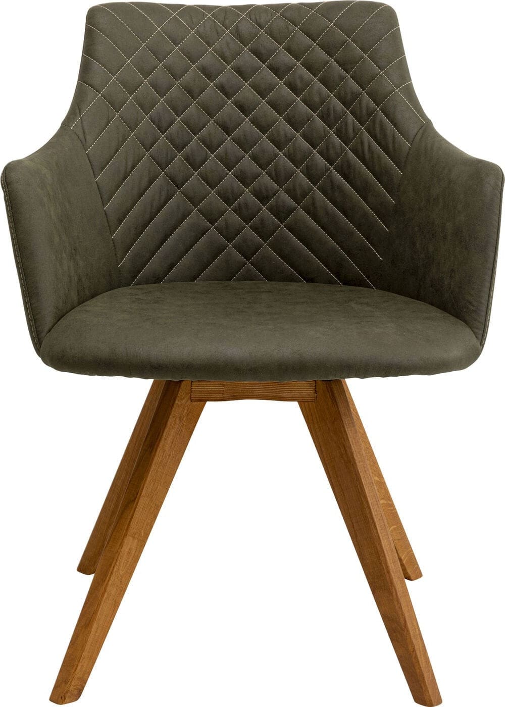 Draaistoel Coco Wood Green Kare Design Eetkamerstoel 70741