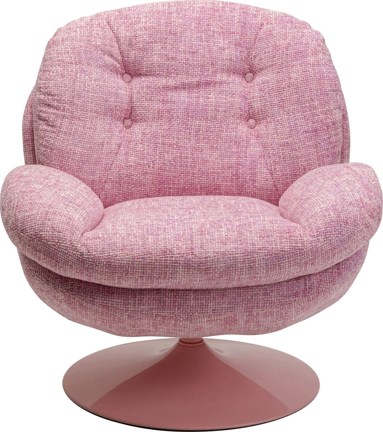 Draaistoel Met Arm Cosy Pink Kare Design Armstoel 70669