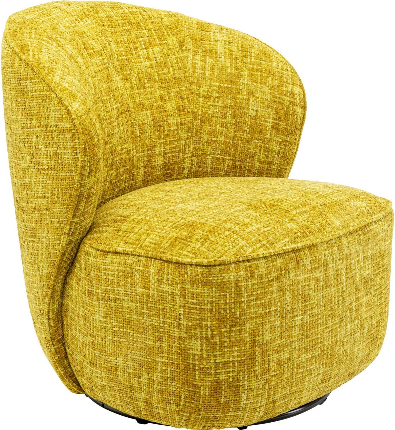 Draaistoel Met Arm Ellie Yellow Kare Design Armstoel 70547