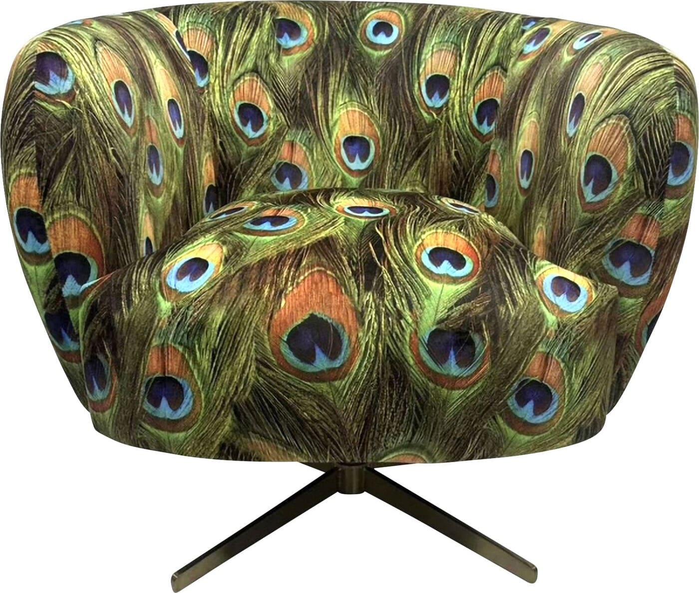 Draaistoel Met Arm Peony Peacock Kare Design Armstoel 71058