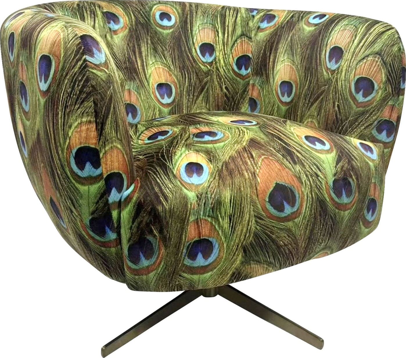 Draaistoel Met Arm Peony Peacock Kare Design Armstoel 71058