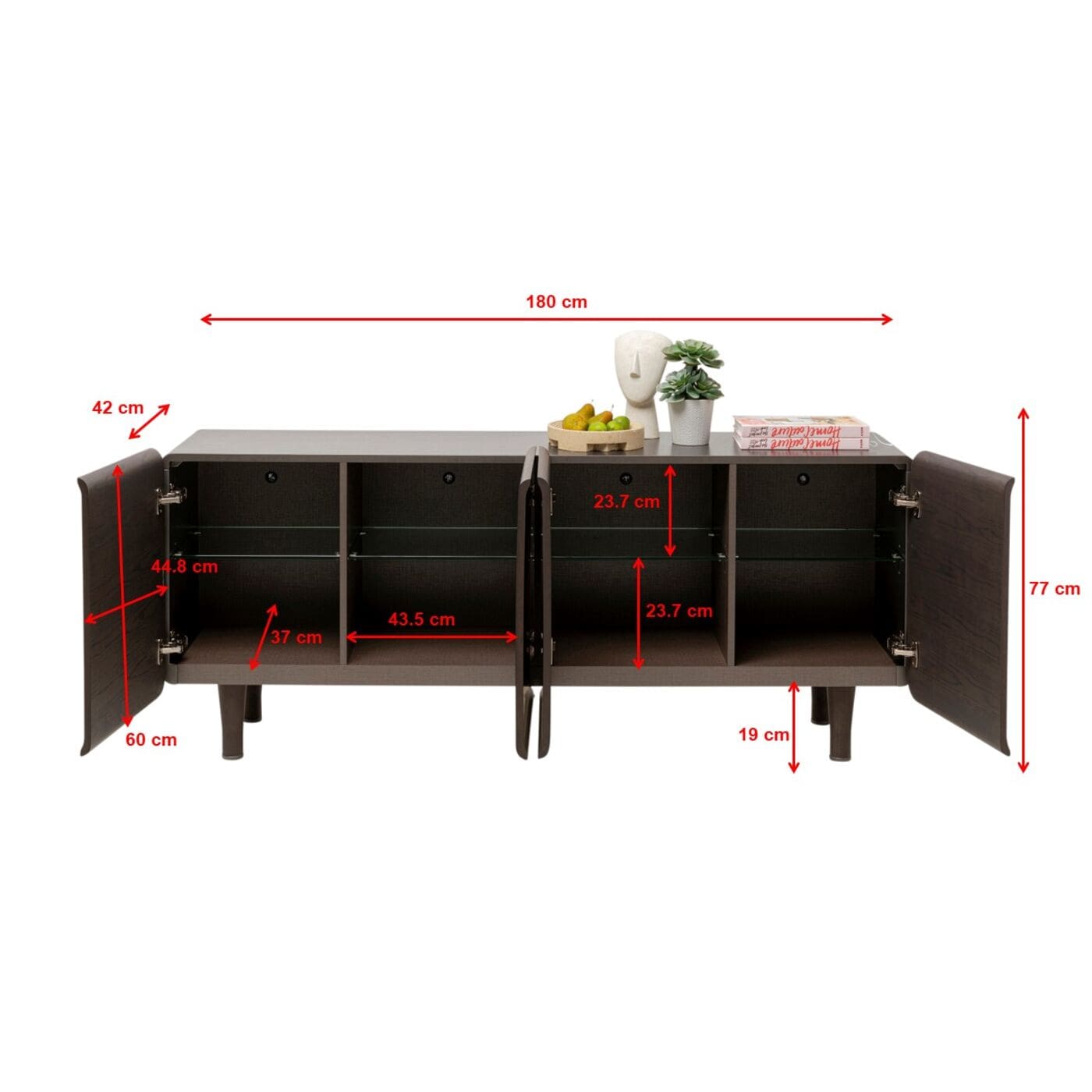 Dressoir Divine 180x77cm Kare Design Dressoir 70052
