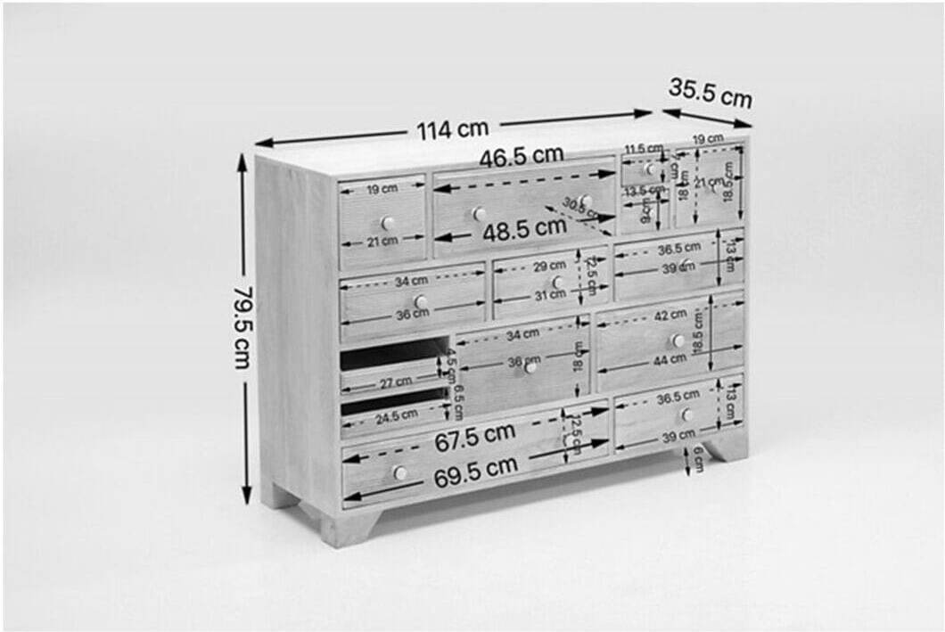 Dressoir Paradise Kare Design Dressoir 84708