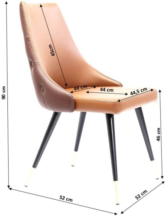 Eetkamerstoel Urban Desire Brown - Afbeelding 19