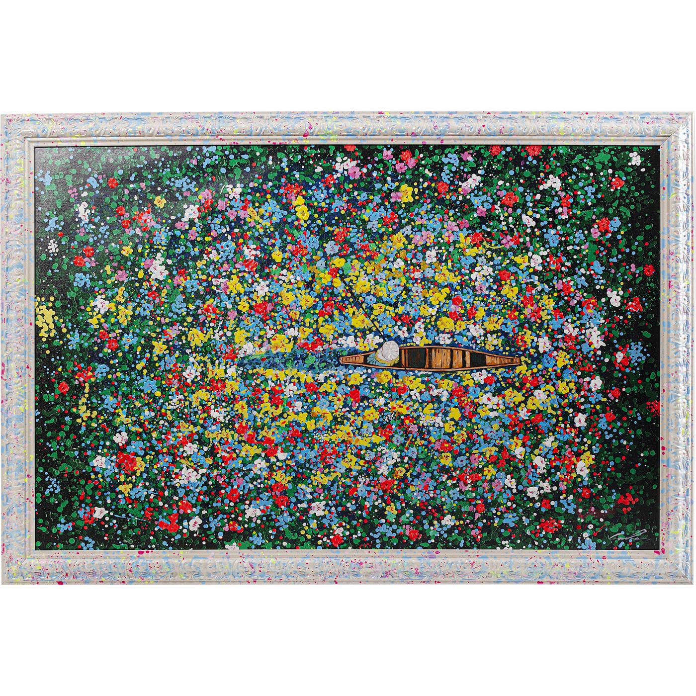 Fotolijst Floating Flower Market 150x100cm Kare Design Schilderij 57726