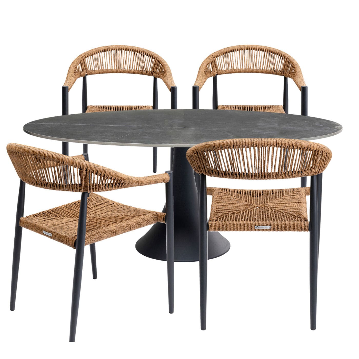 Garden Set Palma Possibilita 180cm Nature 5/Set Kare Design 47438