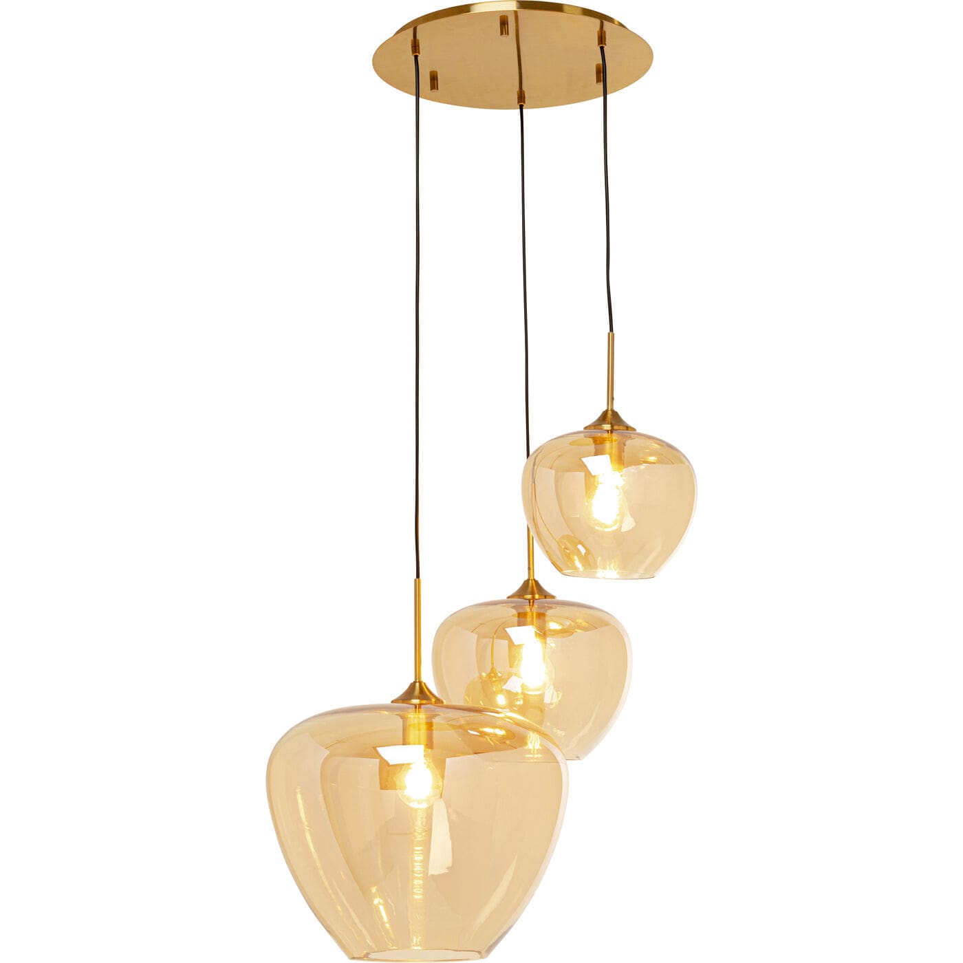 Hanglamp Sphere Amber Ø45cm Kare Design Hanglamp 57504