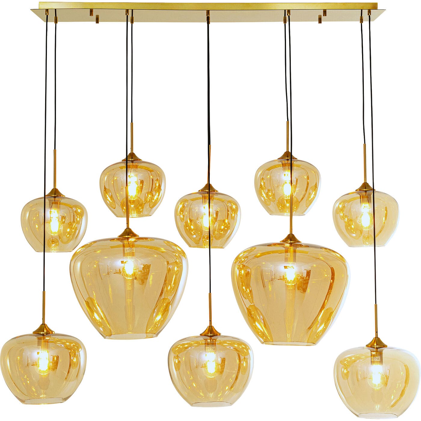 Hanglamp Sphere Amber Ten 160cm Kare Design Hanglamp 56699