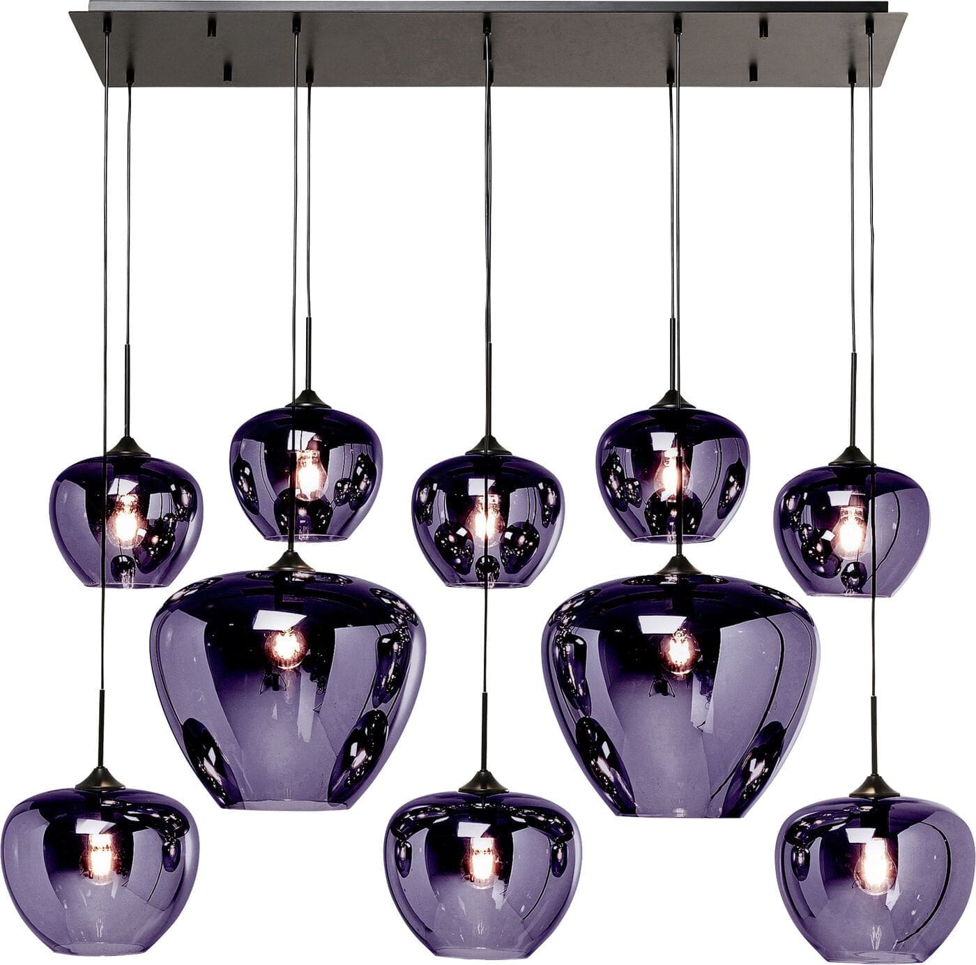 Hanglamp Sphere Night Blue Ten 160cm Kare Design Hanglamp 57639