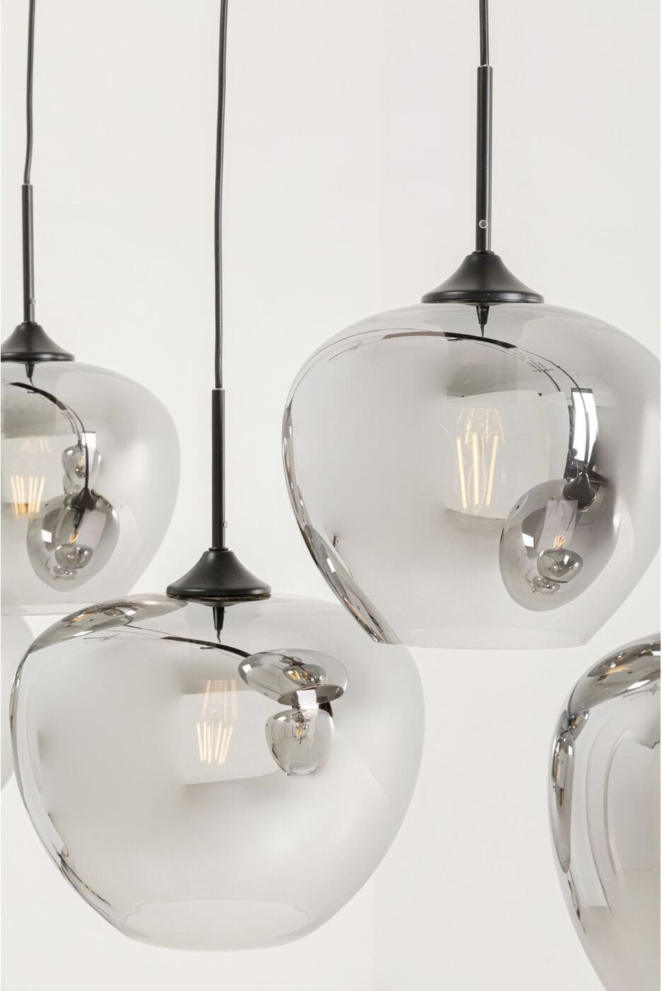 Hanglamp Sphere Smoke Five 160cm Kare Design Hanglamp 57705