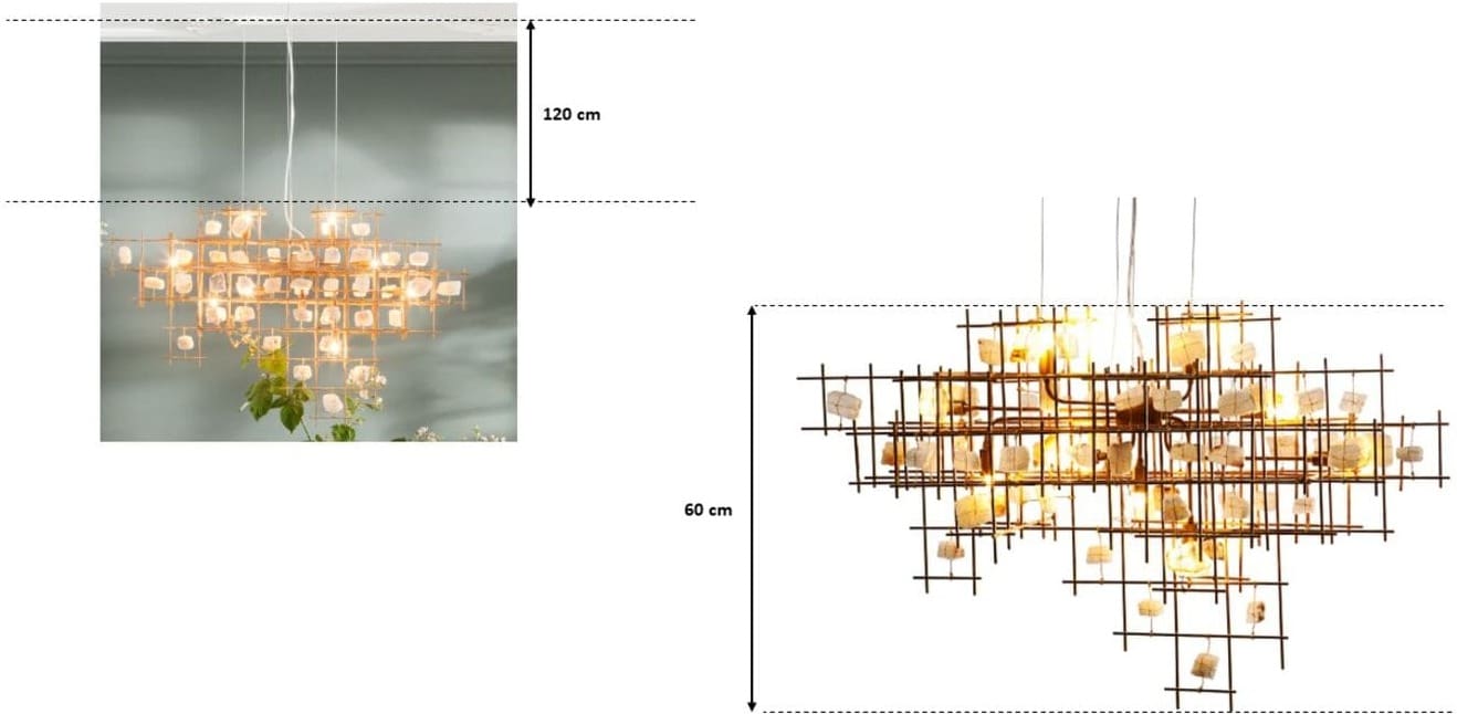 Hanglamp Stone Mobile Kare Design Hanglamp 60163