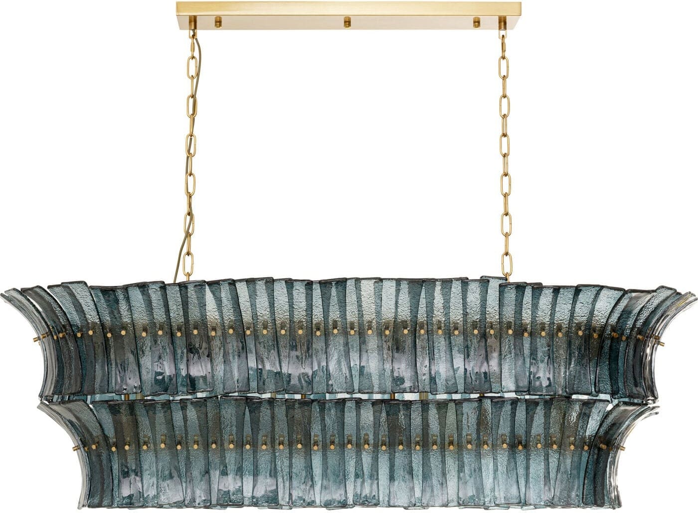 Hanglamp Venezia Blue 130cm Kare Design Hanglamp 58056