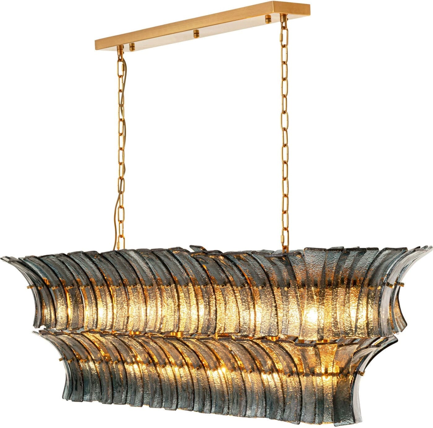 Hanglamp Venezia Blue 130cm Kare Design Hanglamp 58056