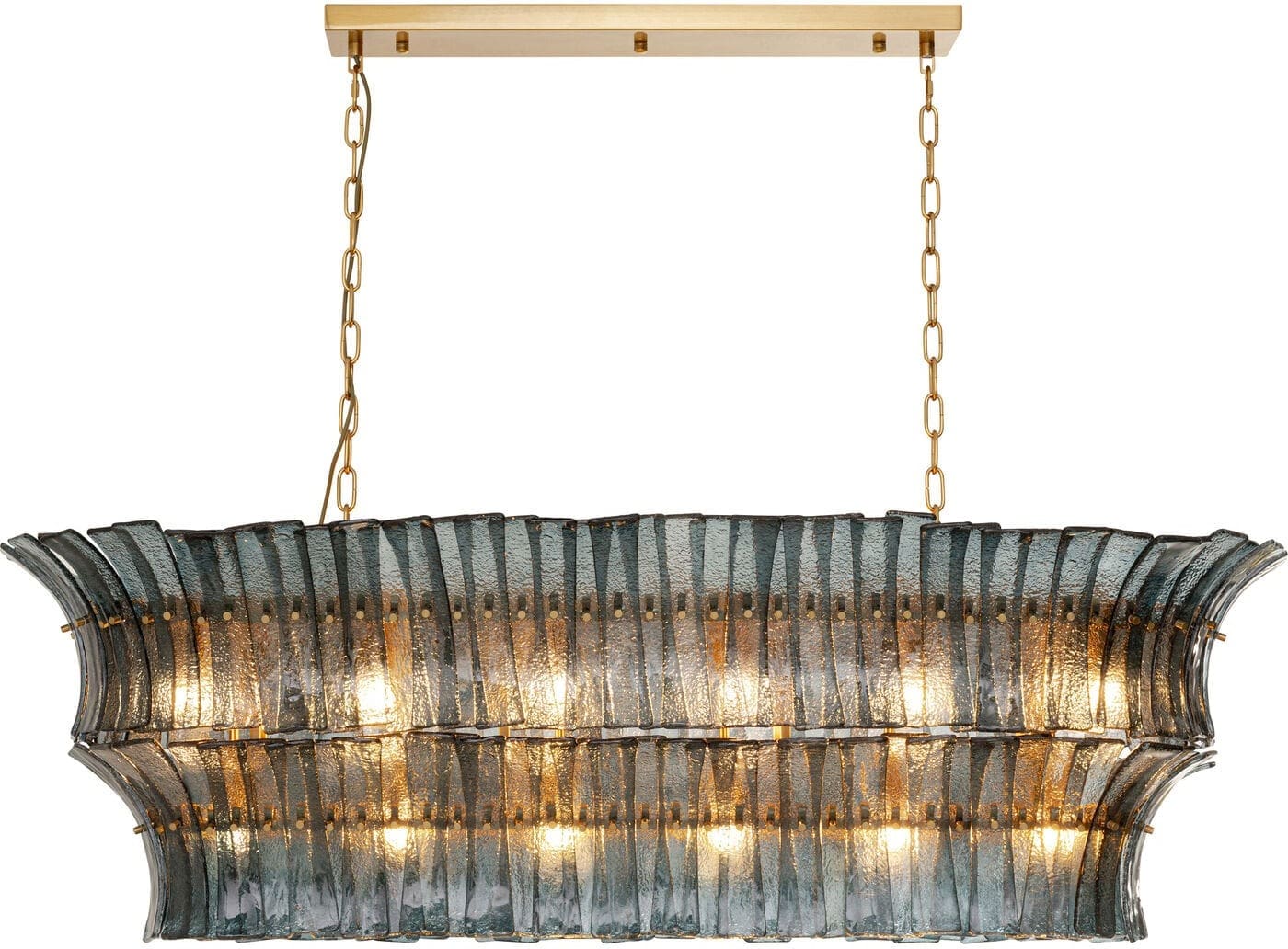 Hanglamp Venezia Blue 130cm Kare Design Hanglamp 58056