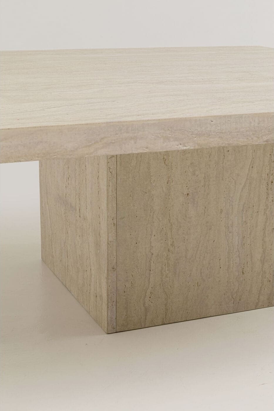 Salontafel Travertino 100x100cm Kare Design Salontafel 71064