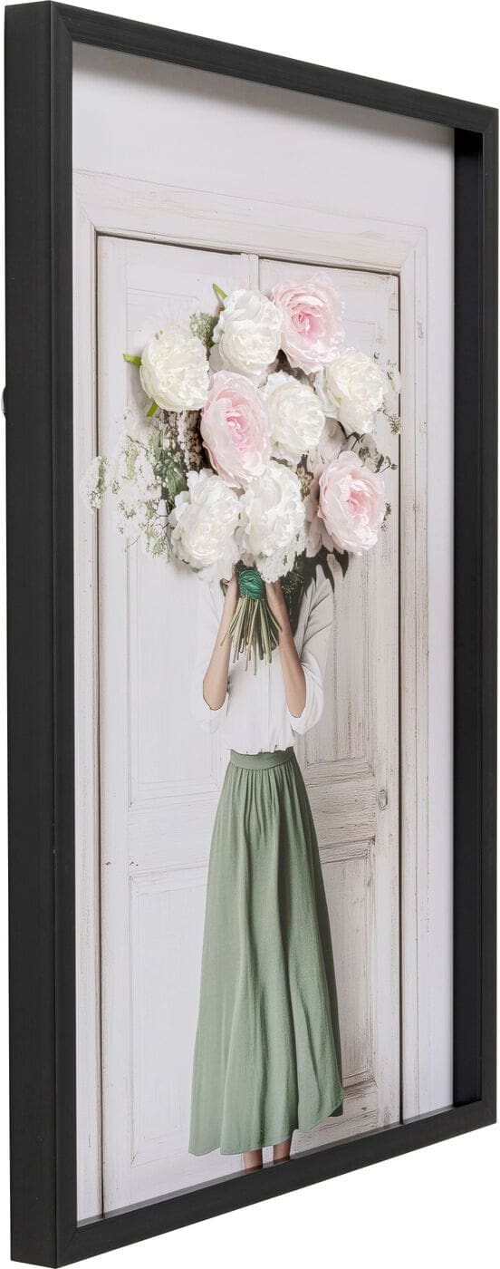 Schilderij Canvas Flower Bouquet 64x94cm Kare Design Schilderij 58006