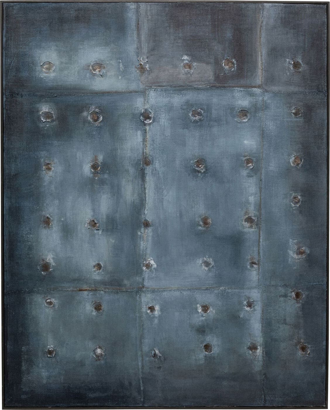 Schilderij Canvas Moody Blue 150x120cm Kare Design Schilderij 57541