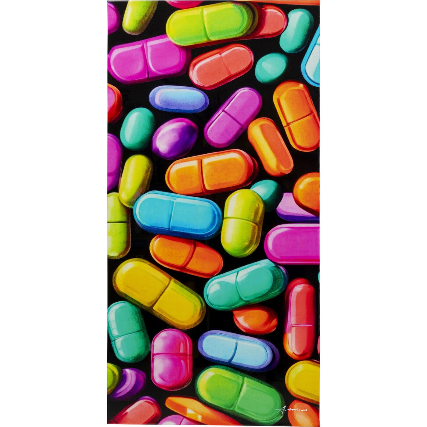 Schilderij Canvas Pastilla Colore 70x140cm Kare Design Schilderij 56704