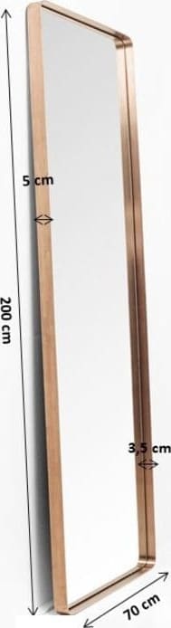 Spiegel Curve Copper 70x200cm Kare Design Spiegel 82714