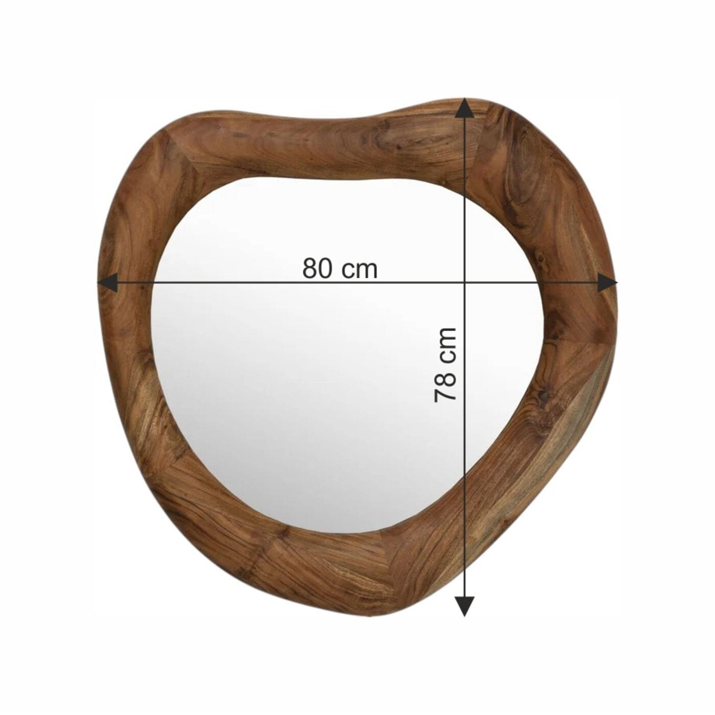 Spiegel Jorge 80x78cm Kare Design Spiegel 70375