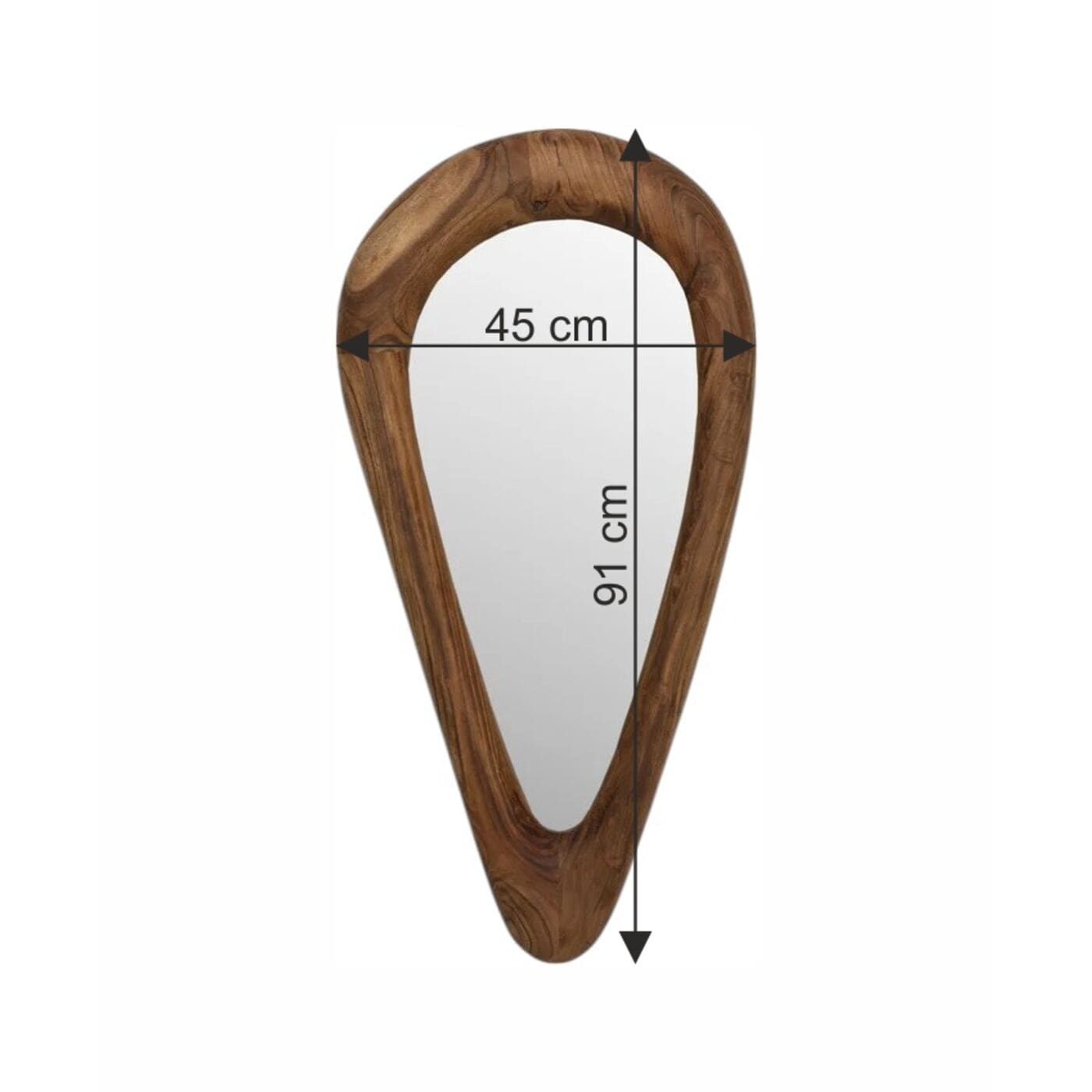 Spiegel Jorge 91x45cm Kare Design Spiegel 70374