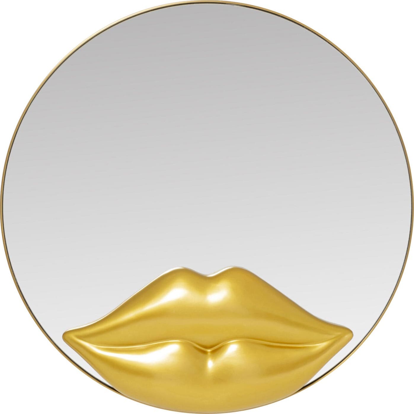 Spiegel Lips Ø100cm Kare Design Spiegel 70799