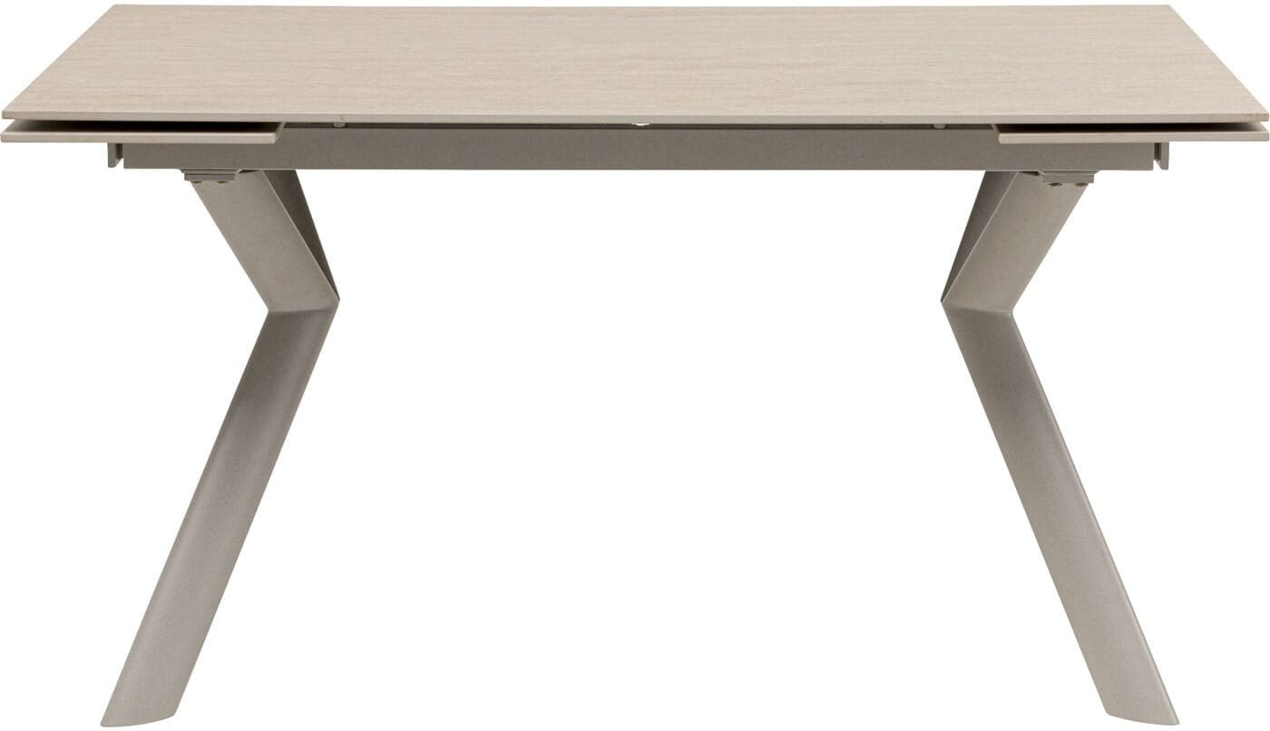 Uitschuiftafel Xenia Travertin 140(+30+30)x80cm Kare Design Uitschuiftafel 71139