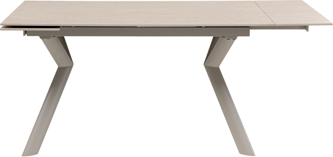 Uitschuiftafel Xenia Travertin 140(+30+30)x80cm Kare Design Uitschuiftafel 71139