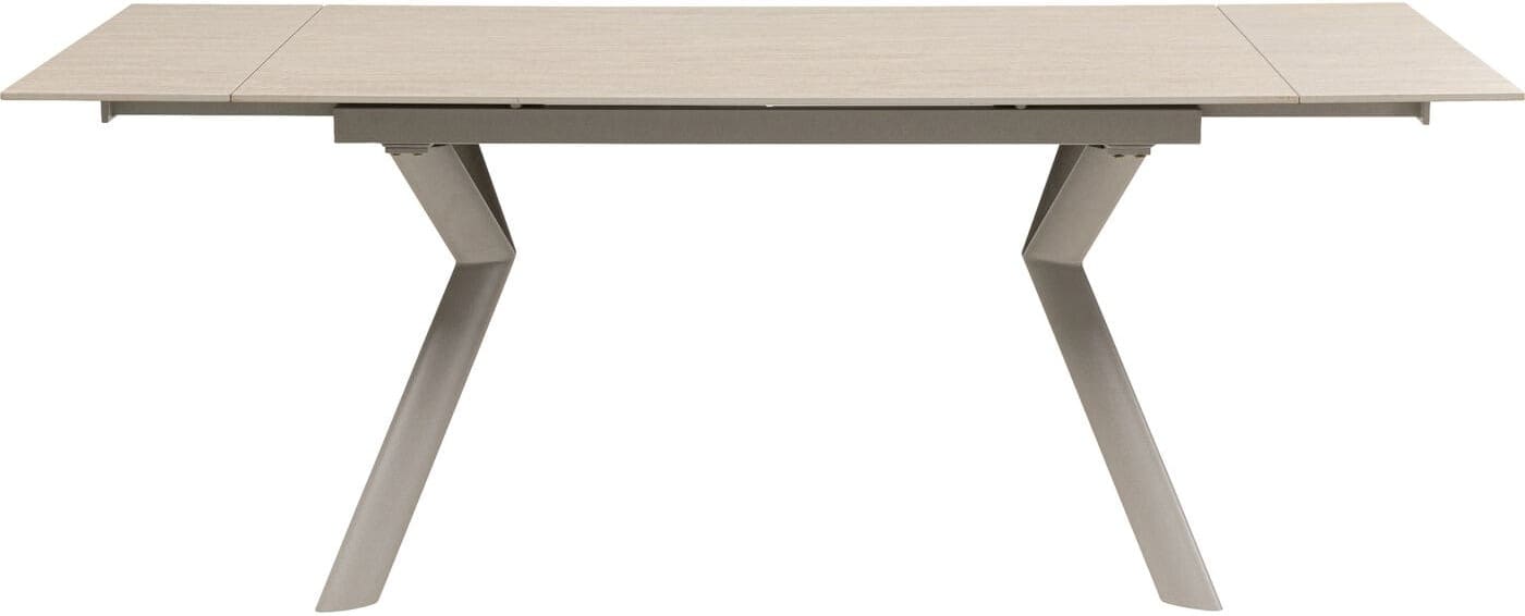 Uitschuiftafel Xenia Travertin 140(+30+30)x80cm Kare Design Uitschuiftafel 71139