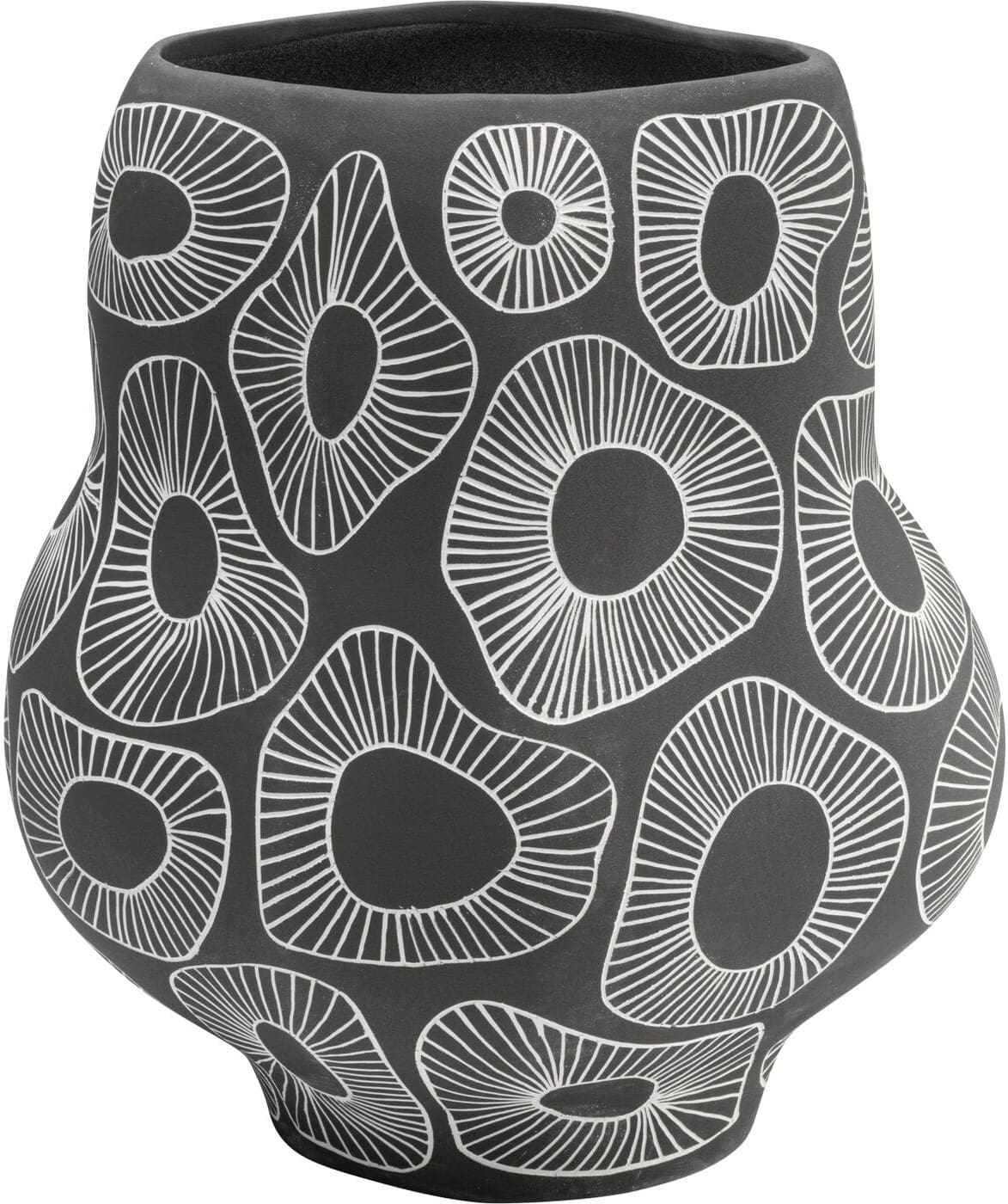 Vaas Anemone Grey 33cm Kare Design Vaas 57499