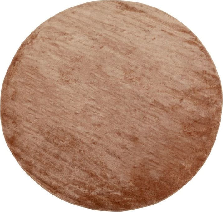 Vloerkleed Cosy Brown Ø200cm Kare Design Vloerkleed 57927