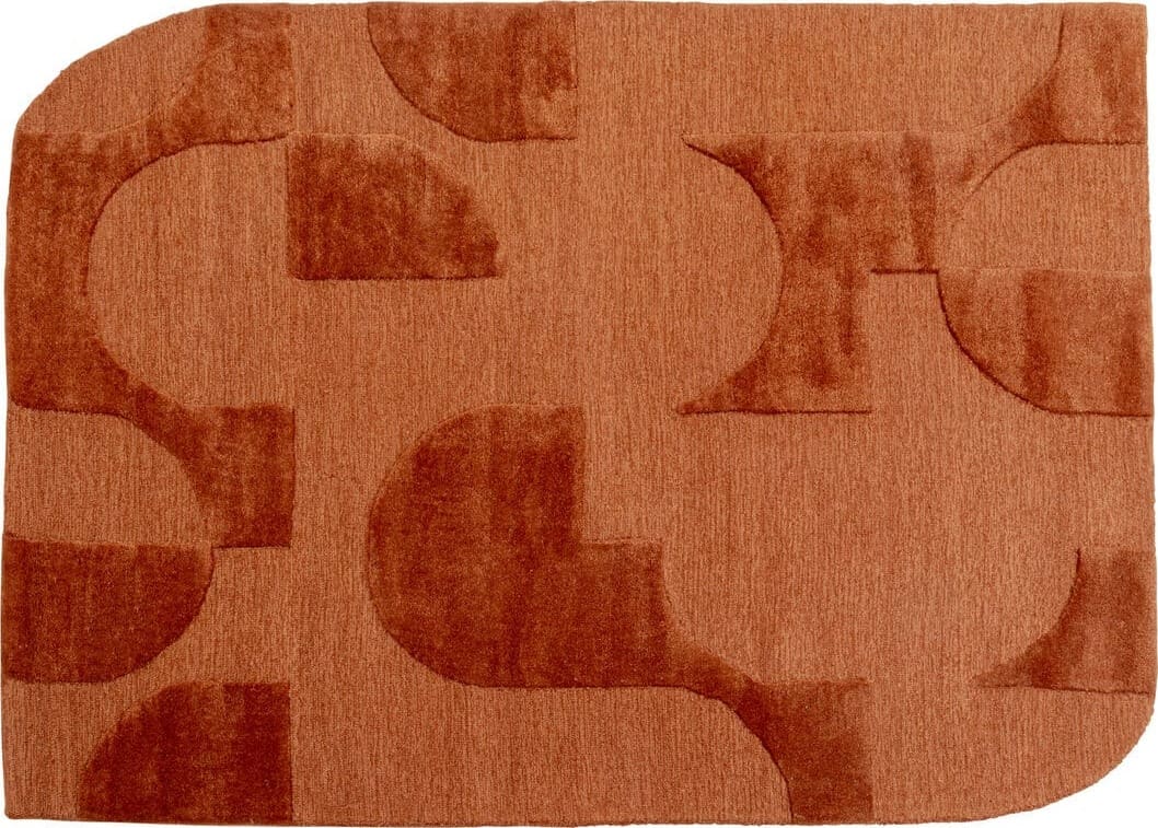 Vloerkleed Flow Orange 170x240cm Kare Design Vloerkleed 57929