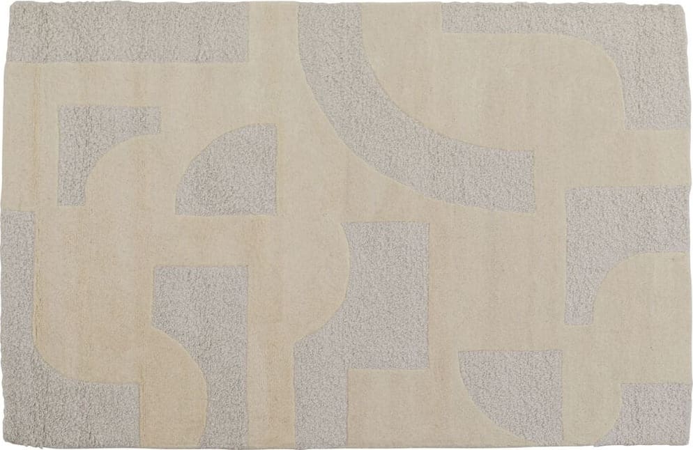 Vloerkleed Flow White 170x240cm Kare Design Vloerkleed 57930
