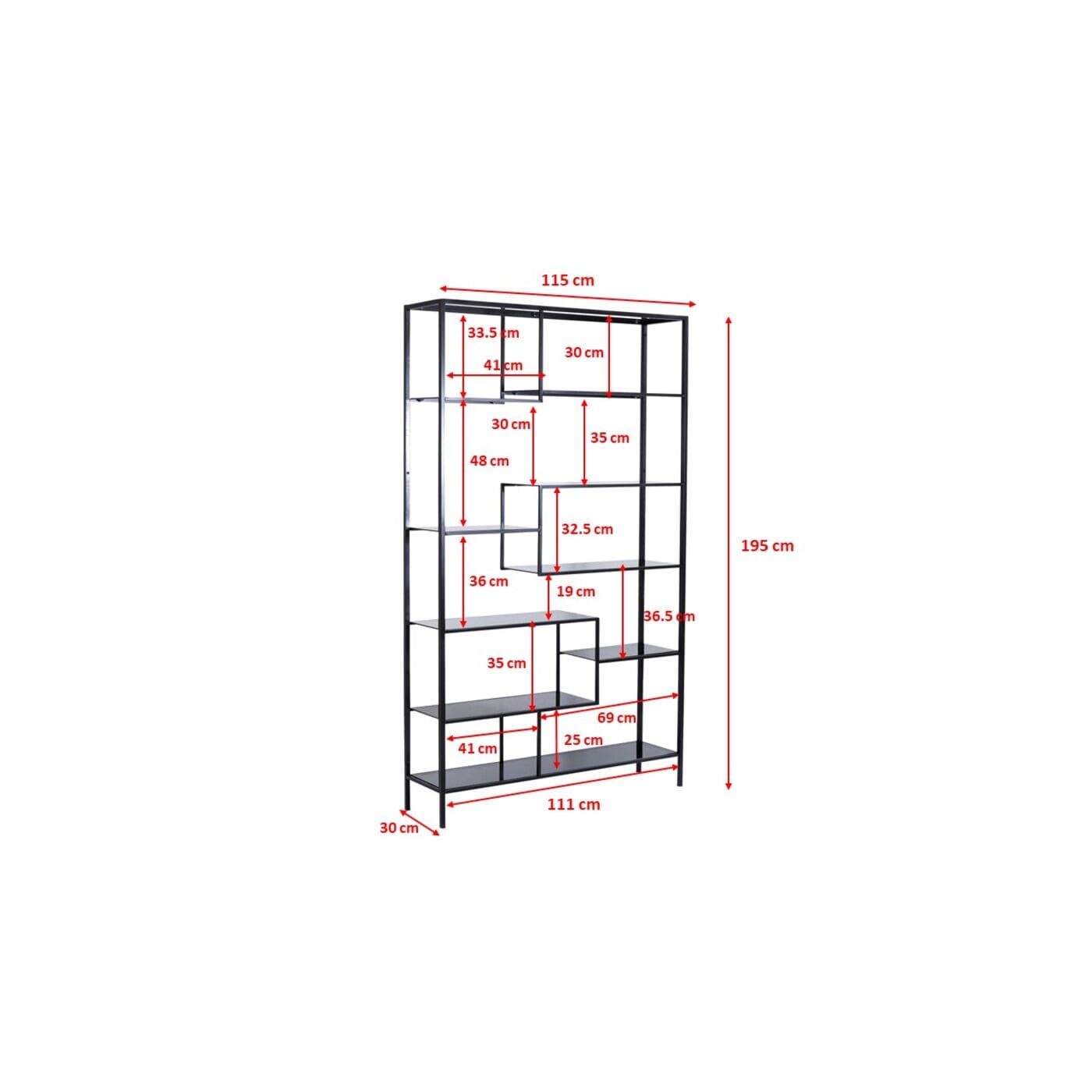Wandkast Loft 195cm - Afbeelding 39