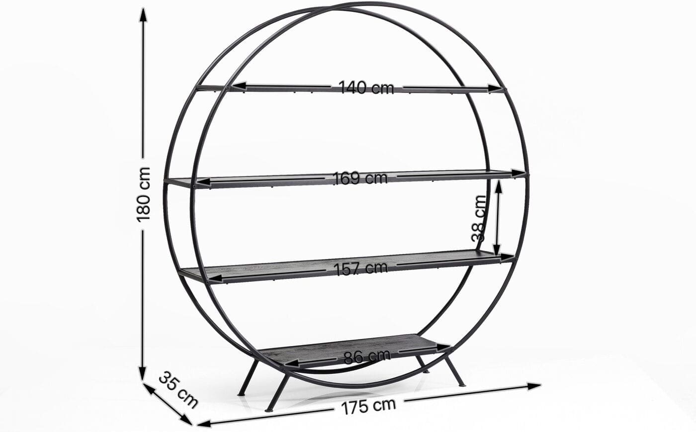 Wandplank Mason Round Kare Design Wandplank 82951