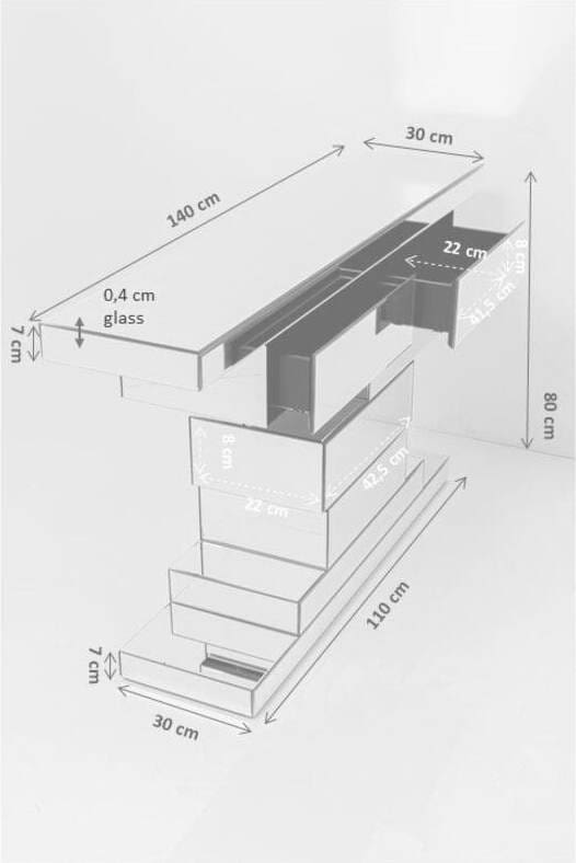 Wandtafel Brick Spiegel - Afbeelding 28