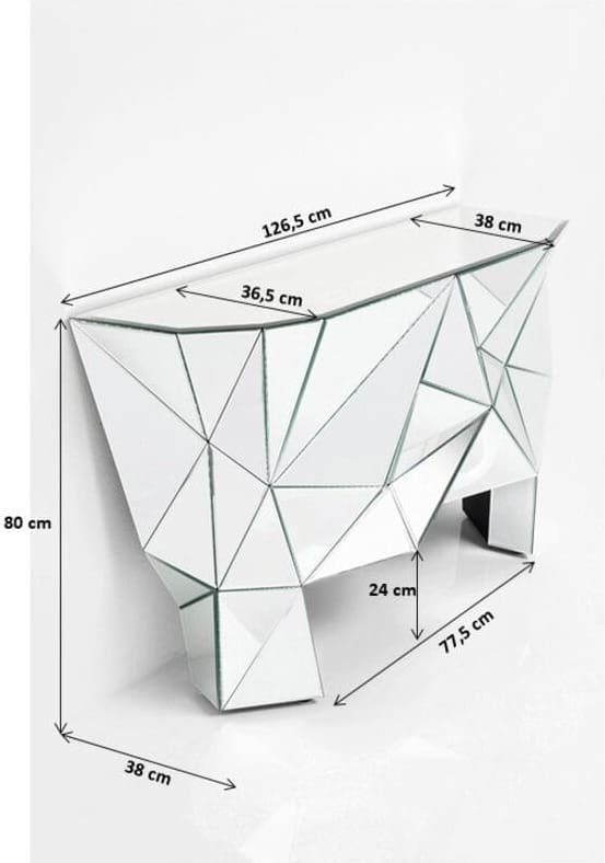 Wandtafel Prisma Kare Design Wandtafel 74899