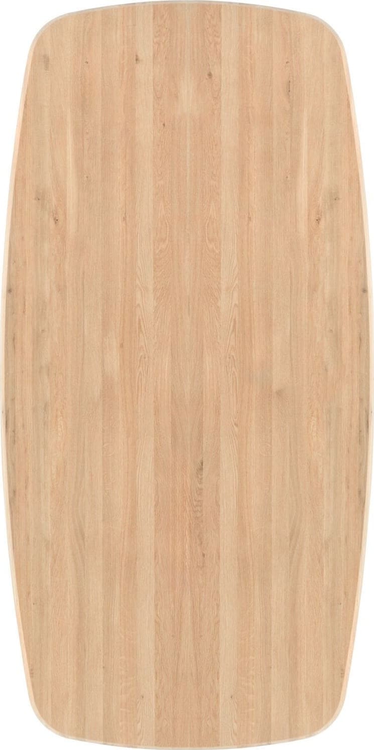 Profijt Meubel Eettafel Walden eikenhout 160x100 cm Deens ovaal Bruin Eettafel